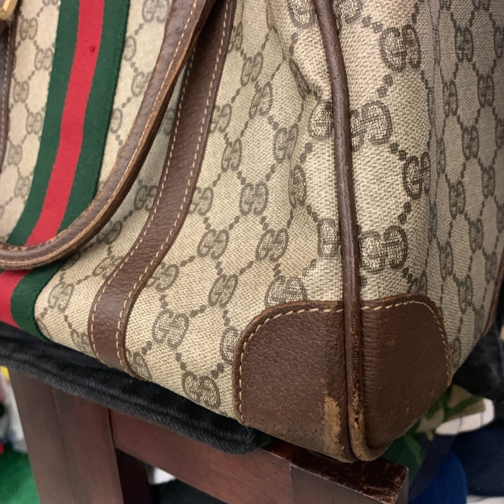 Vintage 70s Gucci Boston Purse - Picture 6 of 7